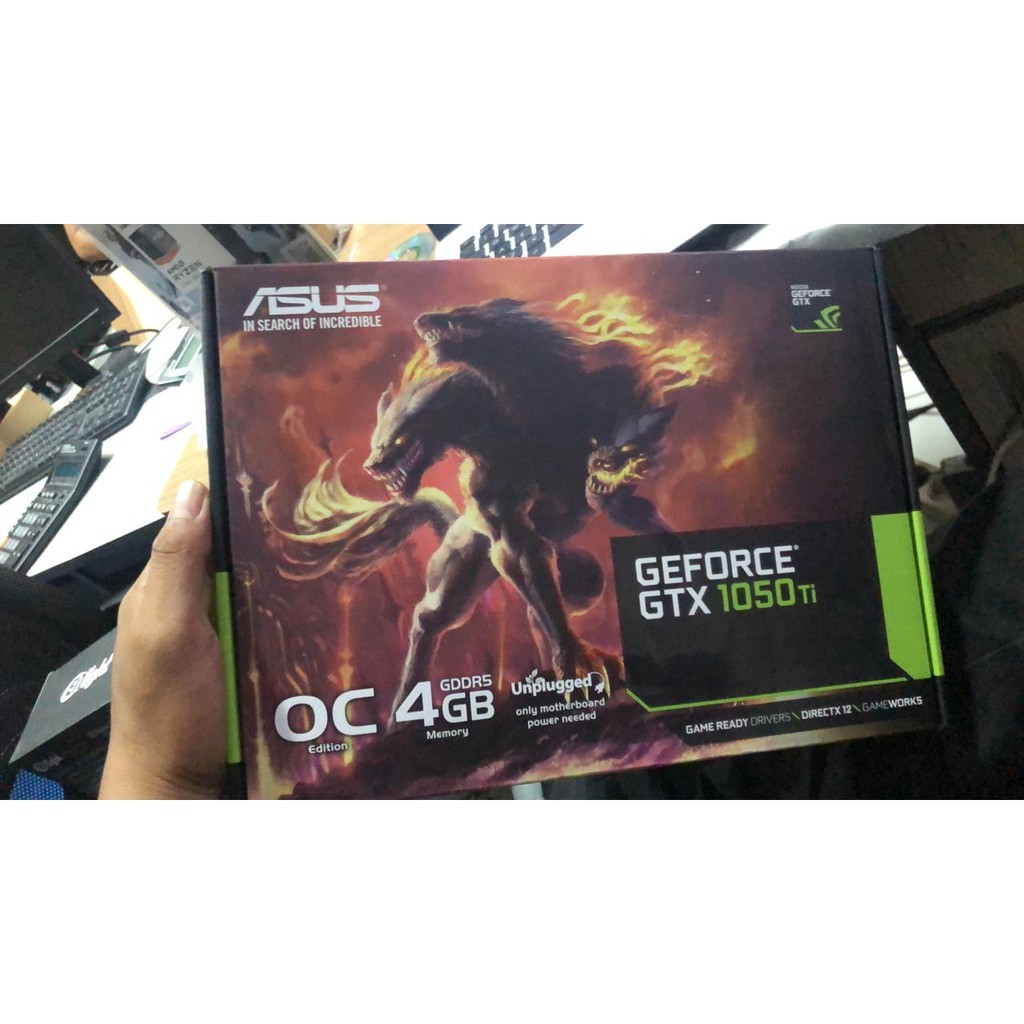 VGA ASUS GFORCE GTX 1050 4GB Ti