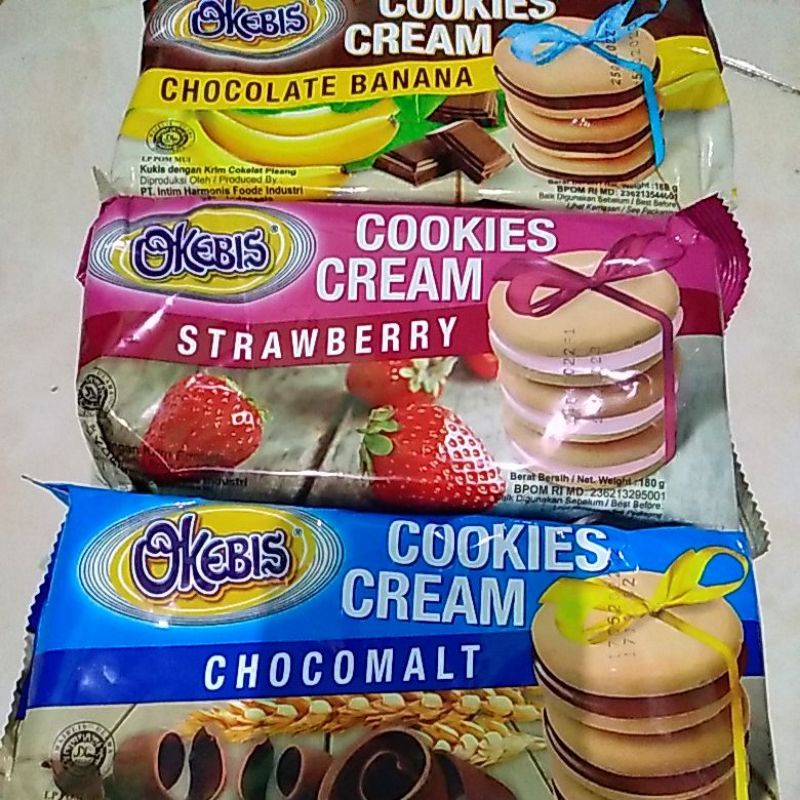 Murah Mantap OkeBis Cookies Cream 170 gr