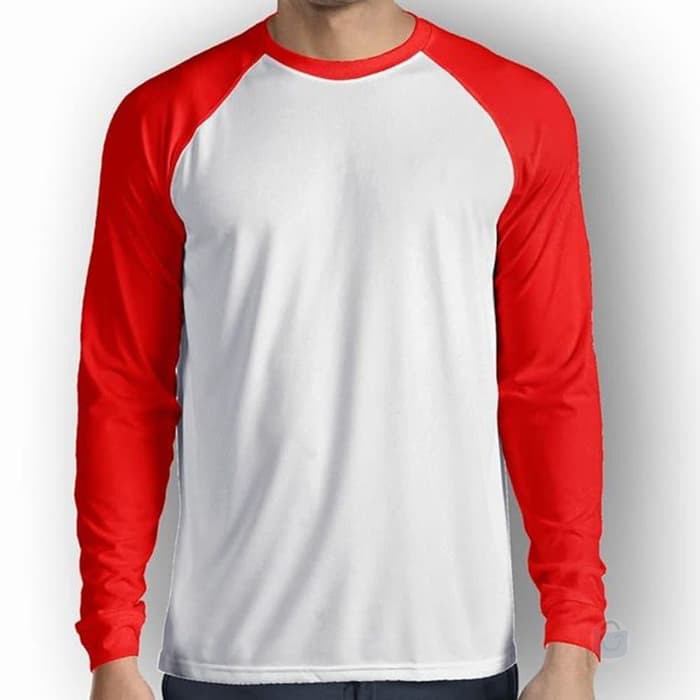  Kaos  Raglan Polos  UNISEX  Lengan  Panjang  Shopee Indonesia