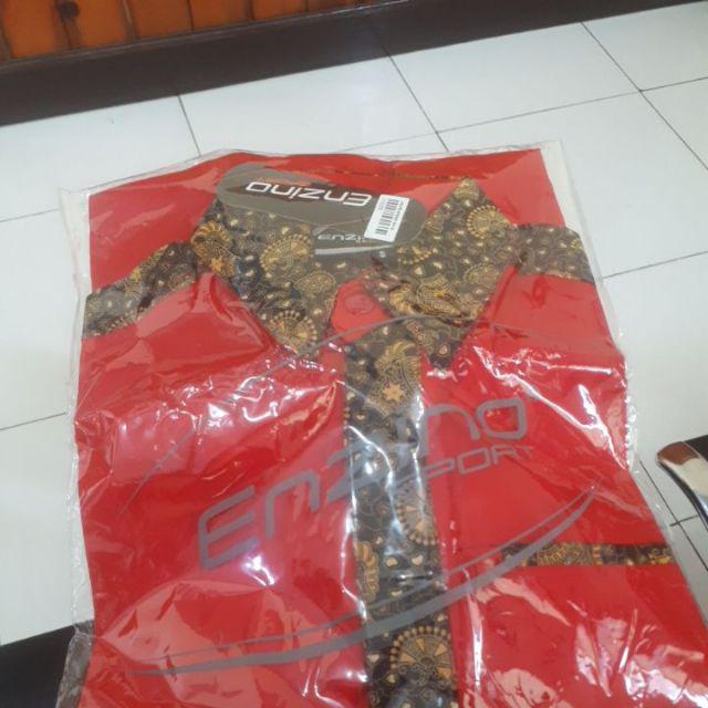 Kemeja Seragam Promosi Polos Kode : Kemeja Batik Ep 02 Merah List Coklat