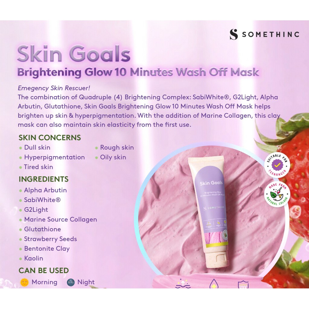 SOMETHINC 10 Minutes Wash Off Mask 60gr