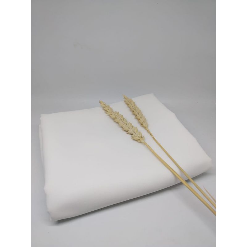 Pashmina Diamond premium crepe Polos Termurah Pajang 180x75cm SABYAN Ori WINSHIJAB1-Pas  Broken white