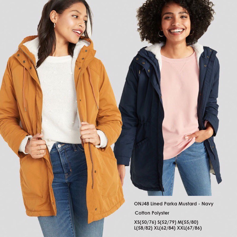 old navy parka jaket - old navy original - jaket branded