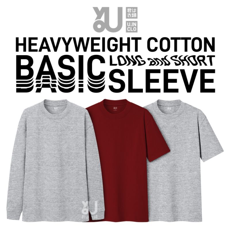 KAOS POLOS PRIA WANITA BASIC LONG and SHORT BIGSIZE KATUN COMBED HEAVY PREMIUM COTTON T-SHIRT KOREA 