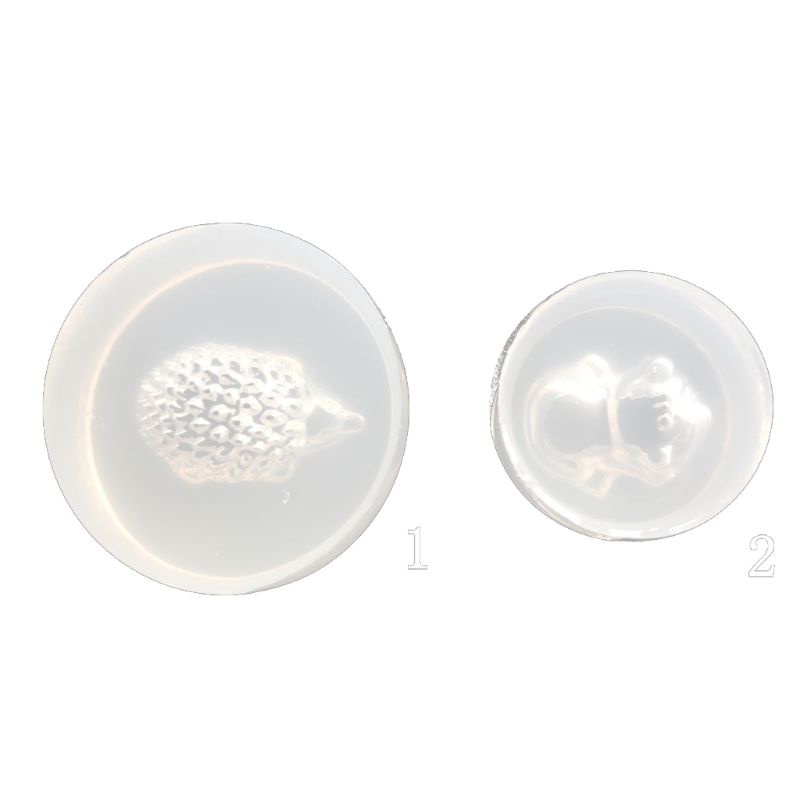 SIY  Mini Hedgehog Dog Pendant DIY Silicone Molds Resin Casting Jewelry Making Tools