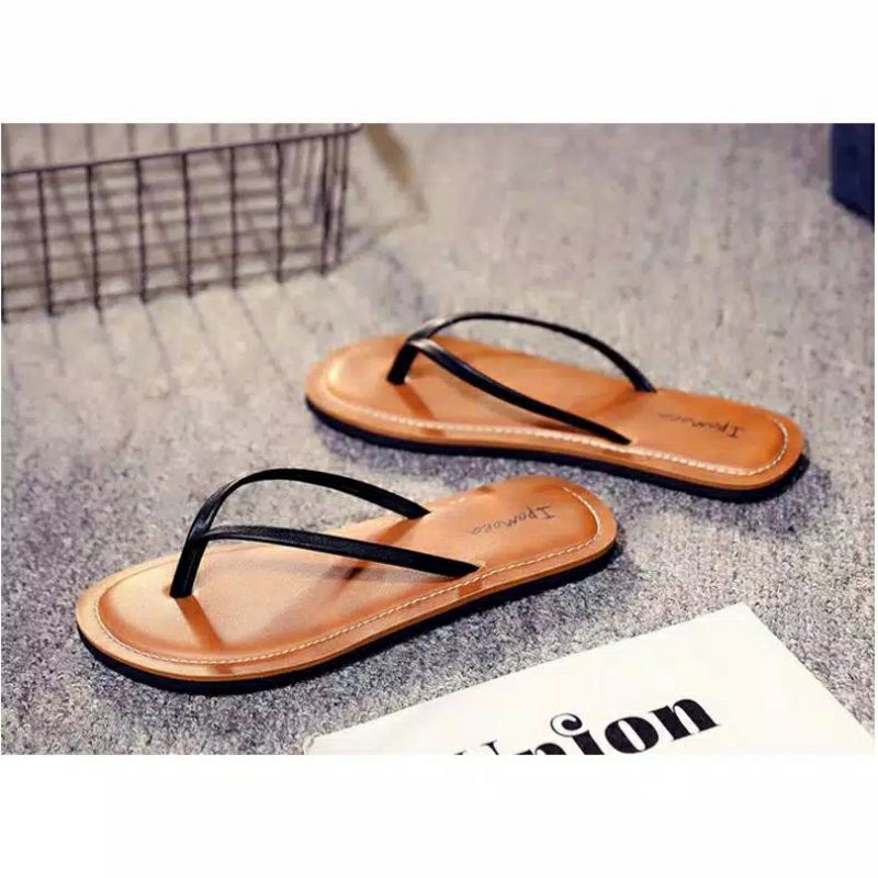 sandal jepit teplek helen