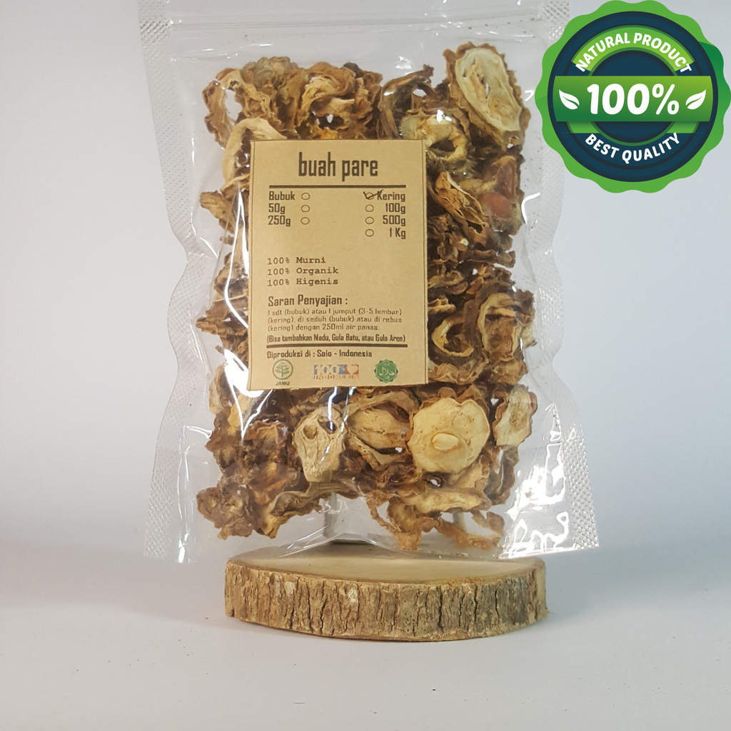 

BUAH PARE KERING 1Kg - Momordica Charantia - MURNI - JSR - REMPA