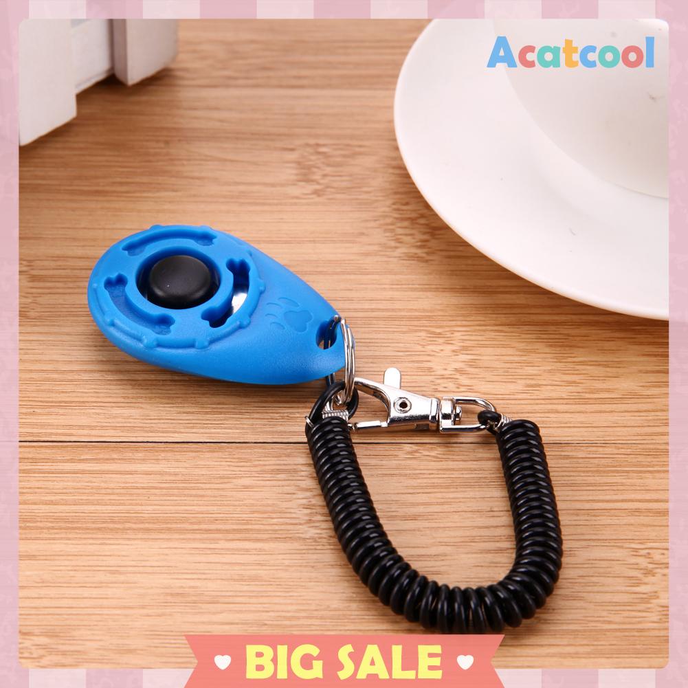 1pc Gantungan Kunci Clicker Adjustable Untuk Melatih Anjing