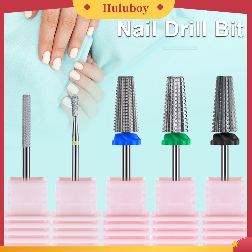 Huluboy Huluboy♡ Mata Bor Pengikir Kuku Bahan Tungsten Steel Tahan Lama Untuk Manicure