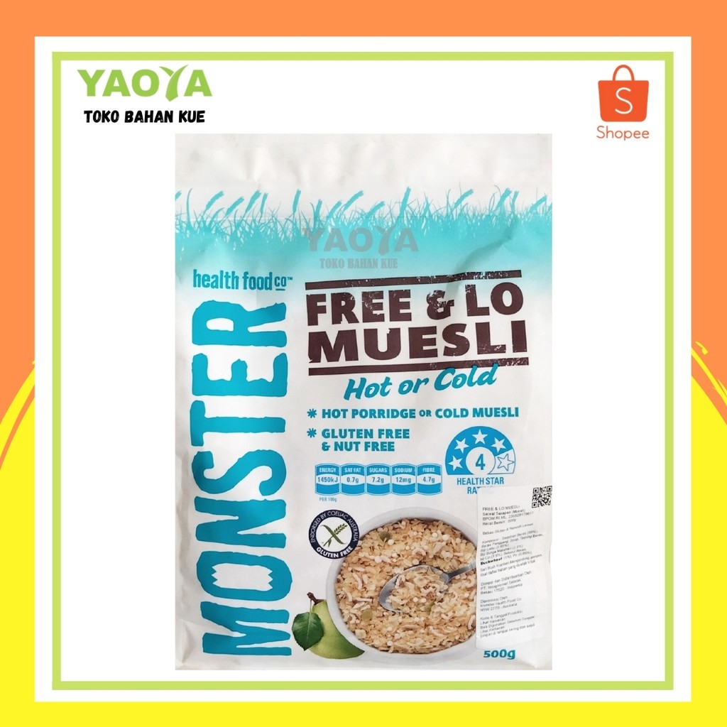 

MONSTER FREE & LO MUESLI 500G