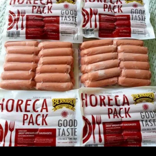 

Sosis sapi breakfast horeca Bernardi 500 gr murah