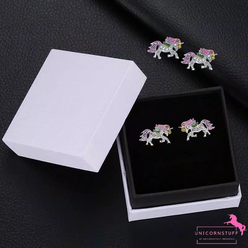 Anting Anting Unicorn Diamond Anak Perempuan Kado Anak Cewek Big Size