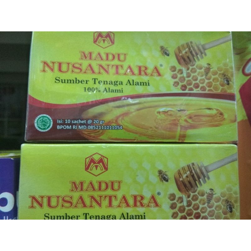 

Madu Nusantara isi 10 Sachet @20 gram