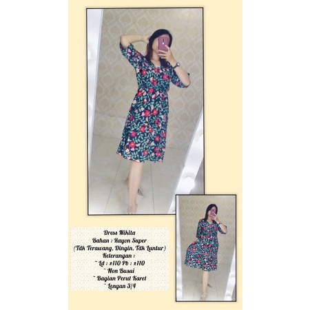 Dress Nikita #grosir#daster#setelan#termurah#open#reseller#dropship