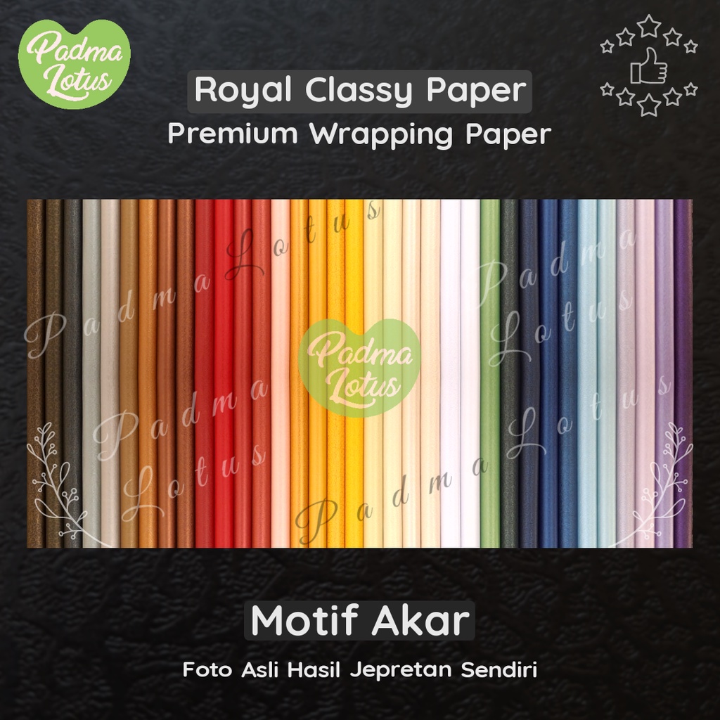 Kertas Kado Premium Fancy Royal Classy Paper eksklusif