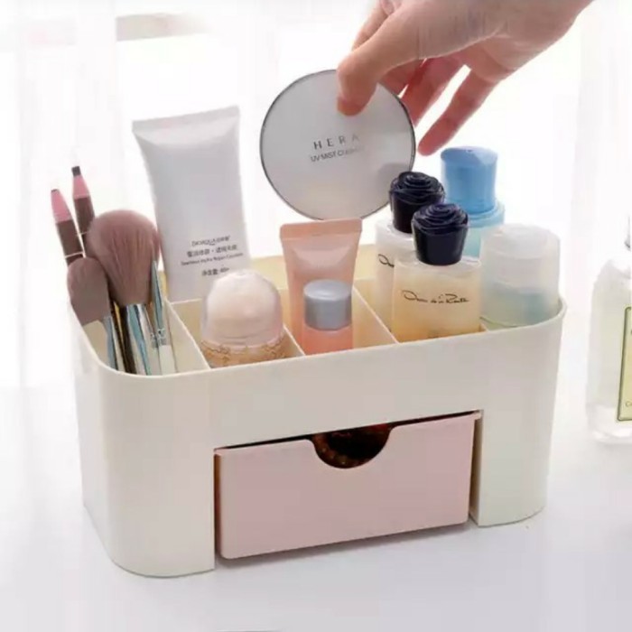 RAK KOTAK LACI Tempat Menyimpan KOSMETIK MAKE UP ORGANIZER Desktop ACC Grosir