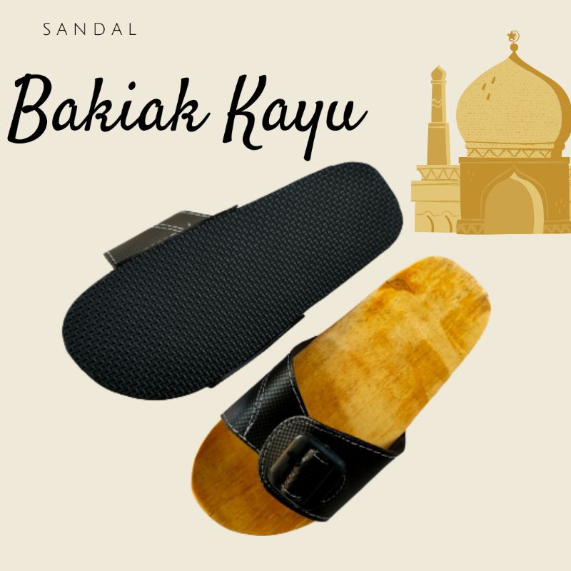 sandal wudhu bakiak sandal kayu bakiak sendal wudhu kayu sendal wudhu kayu bakiak tradisional