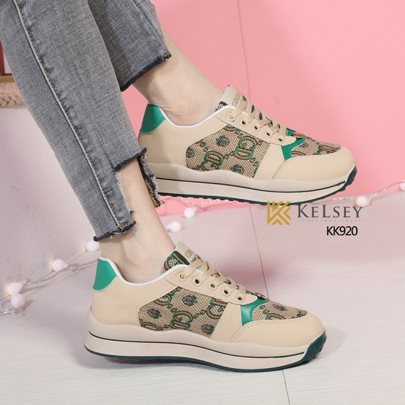 (GRATIS ALAS KAKI) Nicole Sepatu Sneakers Wanita Kelsey KK920