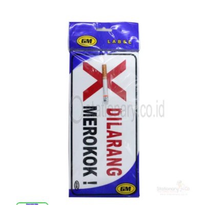 

Label Stiker (3D) 3 Dimensi DILARANG MEROKOK