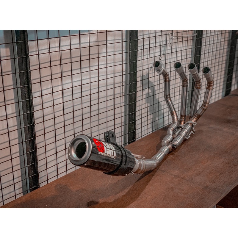 KNALPOT VILLAN Z2 CARBON FULL SYSTEM ZX25r