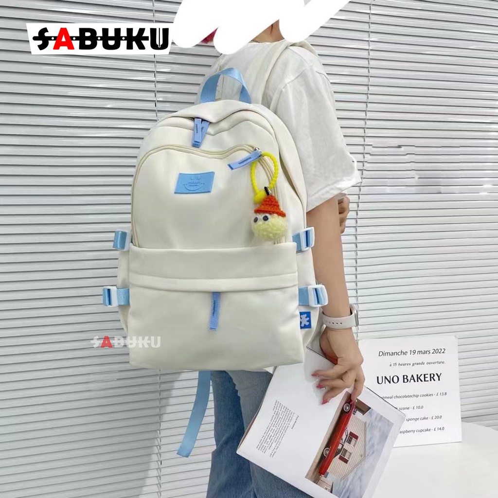 Tas Sekolah Anak Sekolah SD SMP SMA Tas Ransel Punggung Gendong pria Wanita Korea Style Tas Backpack Fashion Multifungsi -248