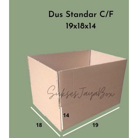 

Min order 5 klik 5 kali Kardus/Dus Packaging/Box Baru Polos C flute uk. 19x18x14 cm