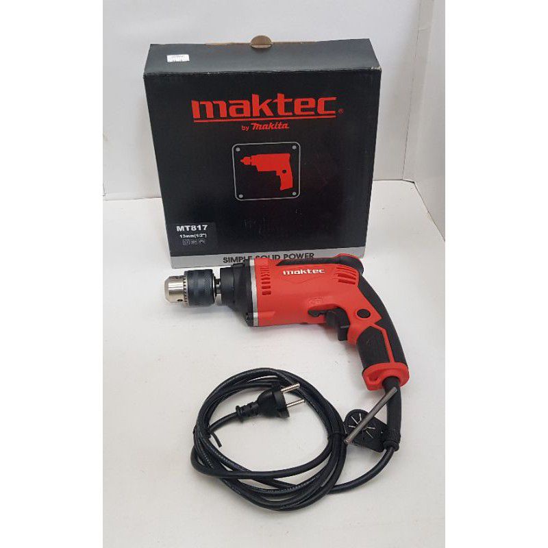 Maktec MT817 Mesin Bor Beton Tembok 13mm Impact Drill