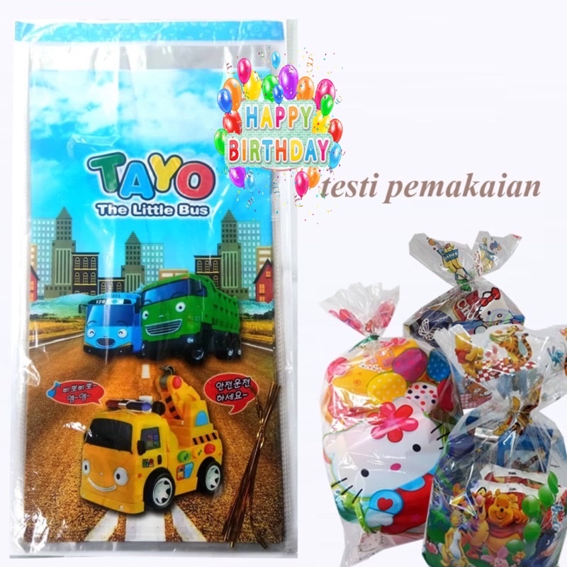 ( Pak 10 Lembar ) KANTONG OPP SOUVENIR MOTIF - PLASTIK SOUVENIR PLASTIC GOODIE BAG SNACK BINGKISAN ULANG TAHUN PR1NC3SS M1CK3Y M0U$E FR0Z3N DOR4EMON H3LLOKITTY UN1C0RN P0NY $PONGEB0B KERO KER0P1 C4RS L0L T4Y0 TH0M4S T$UM T$UM SPID3RMAN