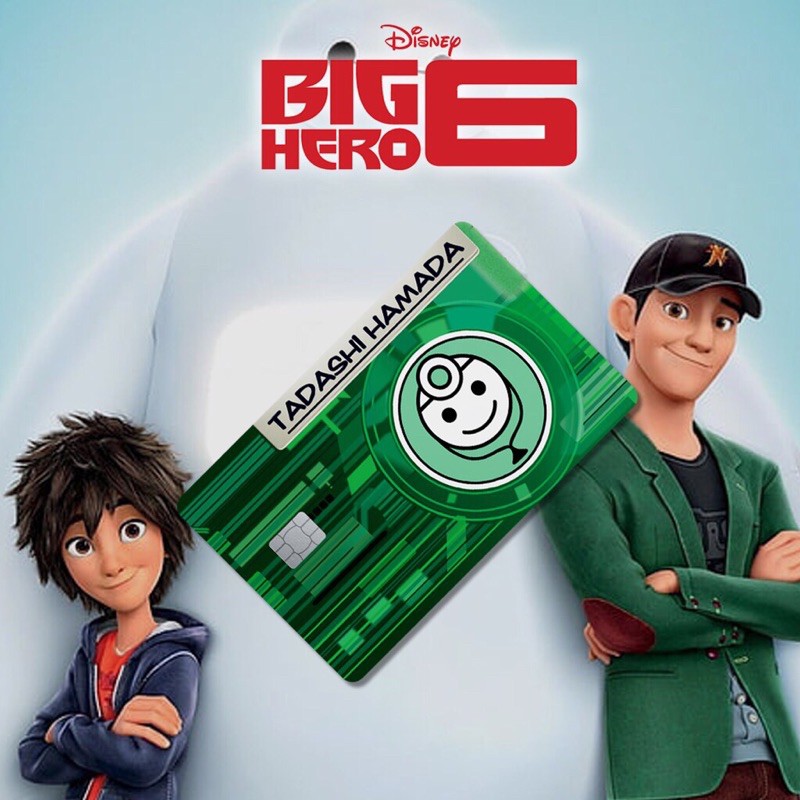 BIG HERO BAYMAX | STIKER KARTU ATM / SKIN KARTU ATM / DEBIT / EMONEY / CREDIT CARD