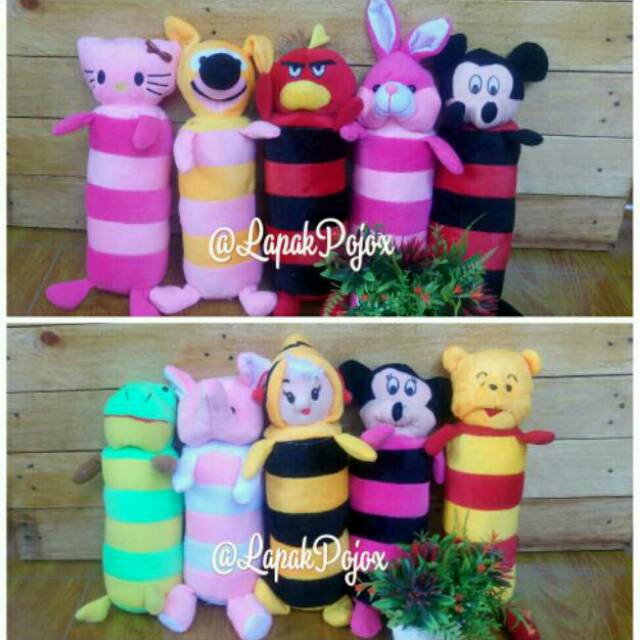 Bantal Guling Boneka Mini Aneka Karakter