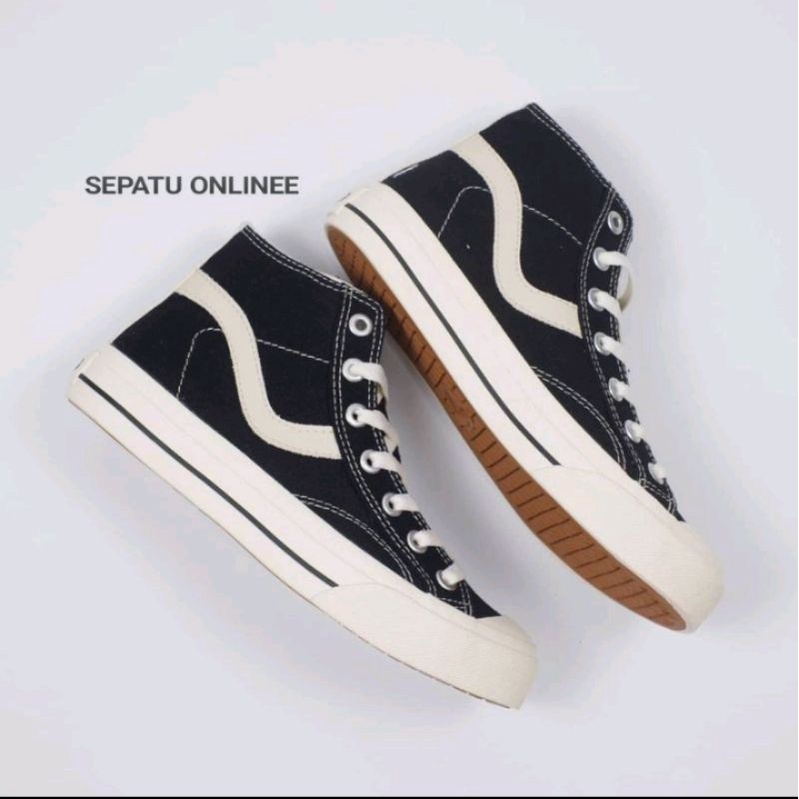 Sepatu Ventela High Black Natural 100% ORIGINAL VENTELA