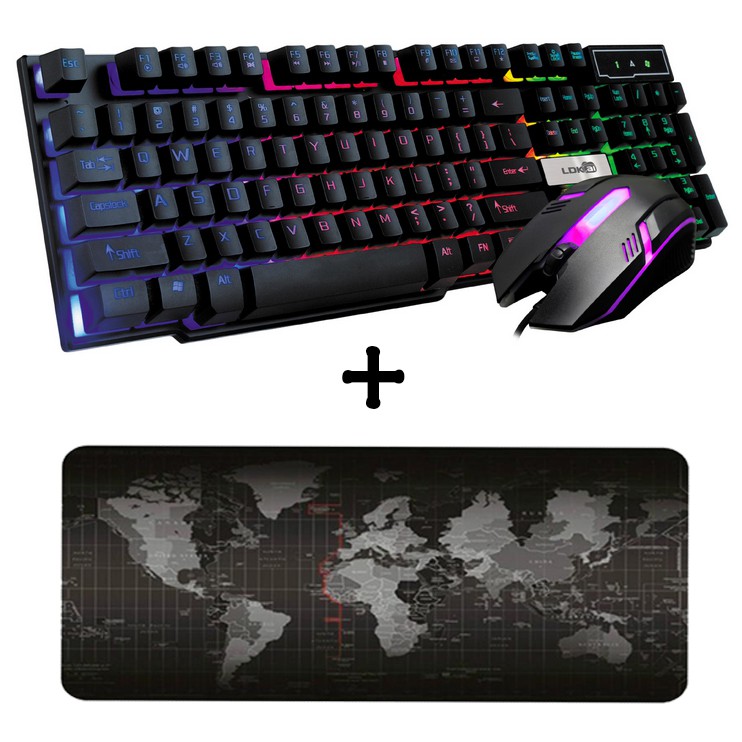 Paket Keyboard Mouse Alas Gaming