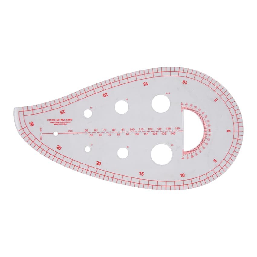 Penggaris Jahit Menjahit - Sewing Ruler - French Curve Ruler No. 6460