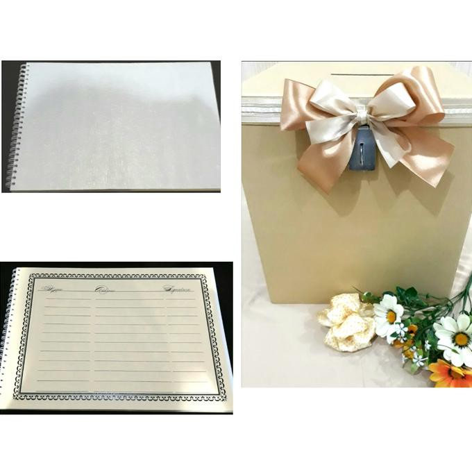 

Silahkan Order Kotak Angpao. Favour Wedding Box. Free Aksesoris. Free Guest Book
