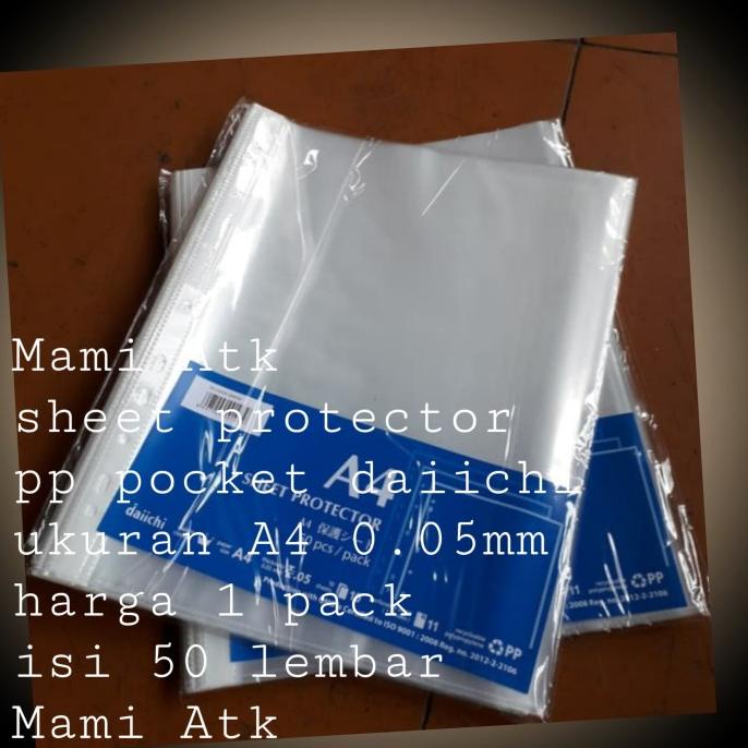 

Office & Stationery | Document Organizer | Pp Pockets Daiichi Size A4 Isi 50 Lembar. | Best Seller