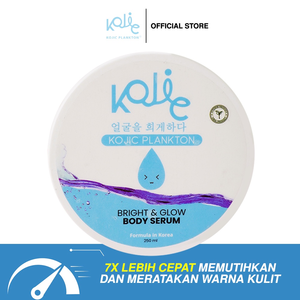 Kojic Plankton Bright &amp; Glow Body Niacinamide  Serum Terbaru | KOJIC BY PLANKTON NR Glow Crystal Bright Serum Original Mencerahkan Wajah Mengatasi Kulit Kering &amp; Kusam BPOM Body Serum Go to Bright by Kojic Plankton Opium Ultra Bright &amp; Glow Solution Body