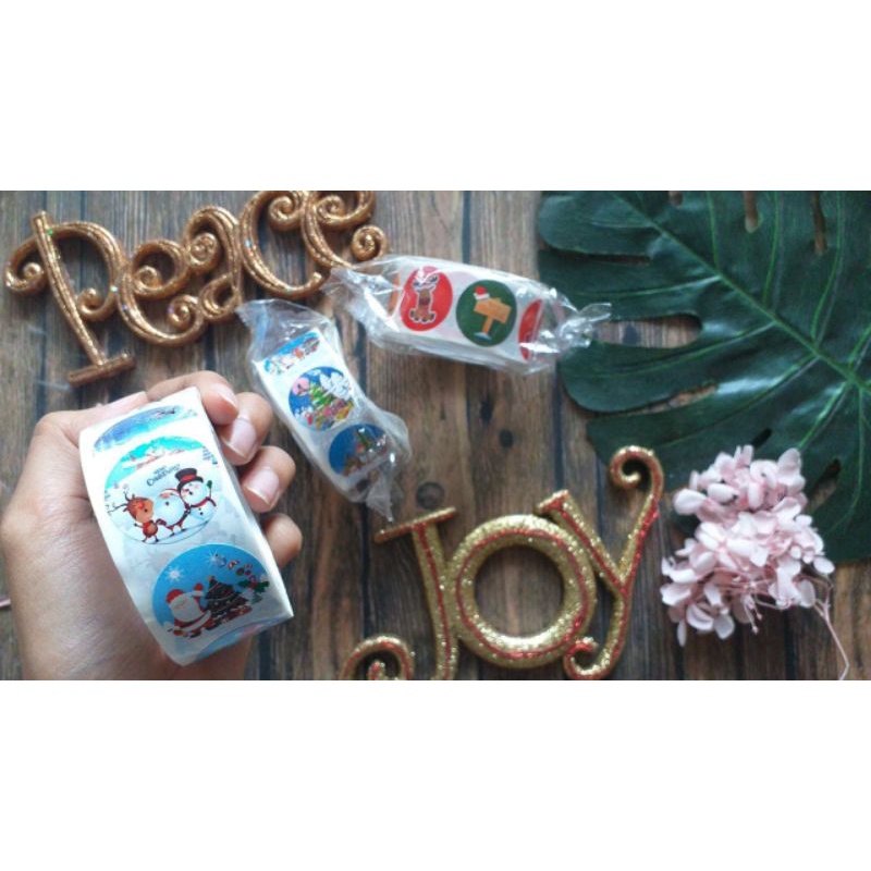 

Sticker Natal / sticker Christmas / sticker label 1 roll