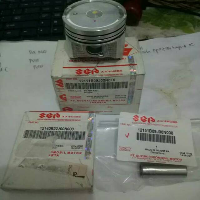 PISTON SET / SEKER SUZUKI ADDRESS ORIGINAL SGP