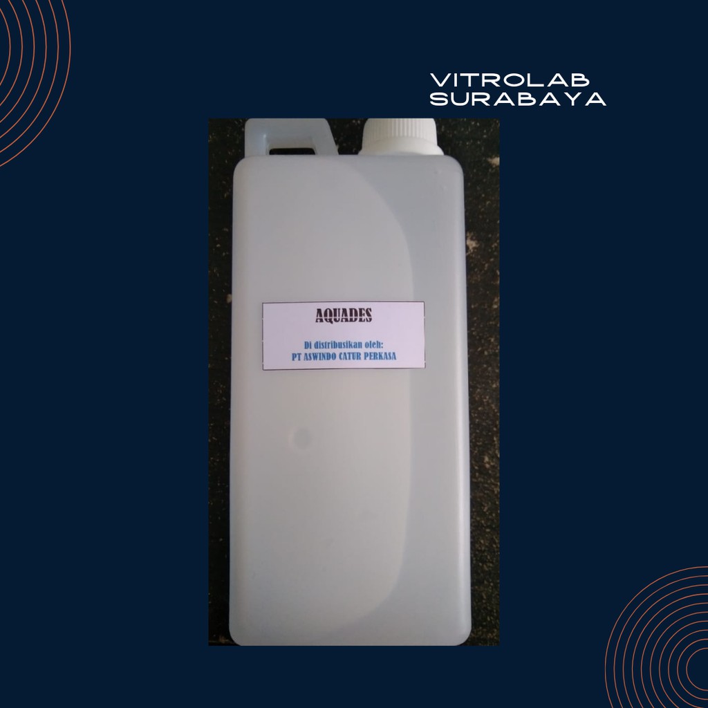 Aquades 1 liter plus jerigen