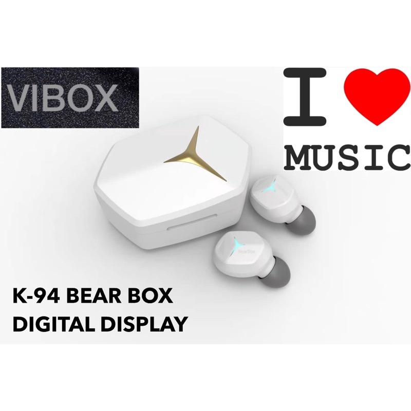 BLUETOOTH VIBOX K94 BEAR BOX BUDS BT DIGITAL DISPLAY SUPER BASS