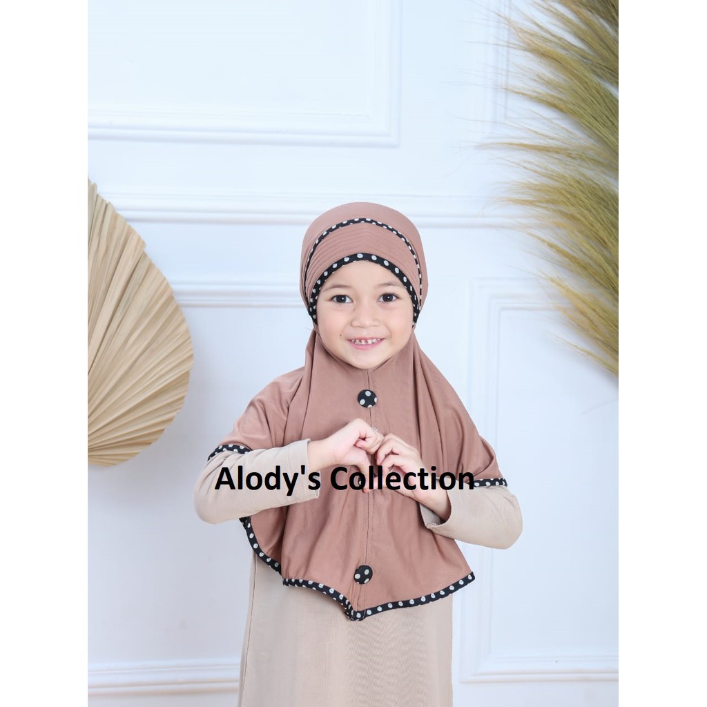 Jilbab Anak Cantika Usia 3-6 Tahun Bahan Jersey Terbaru Termurah / Alody's Collection