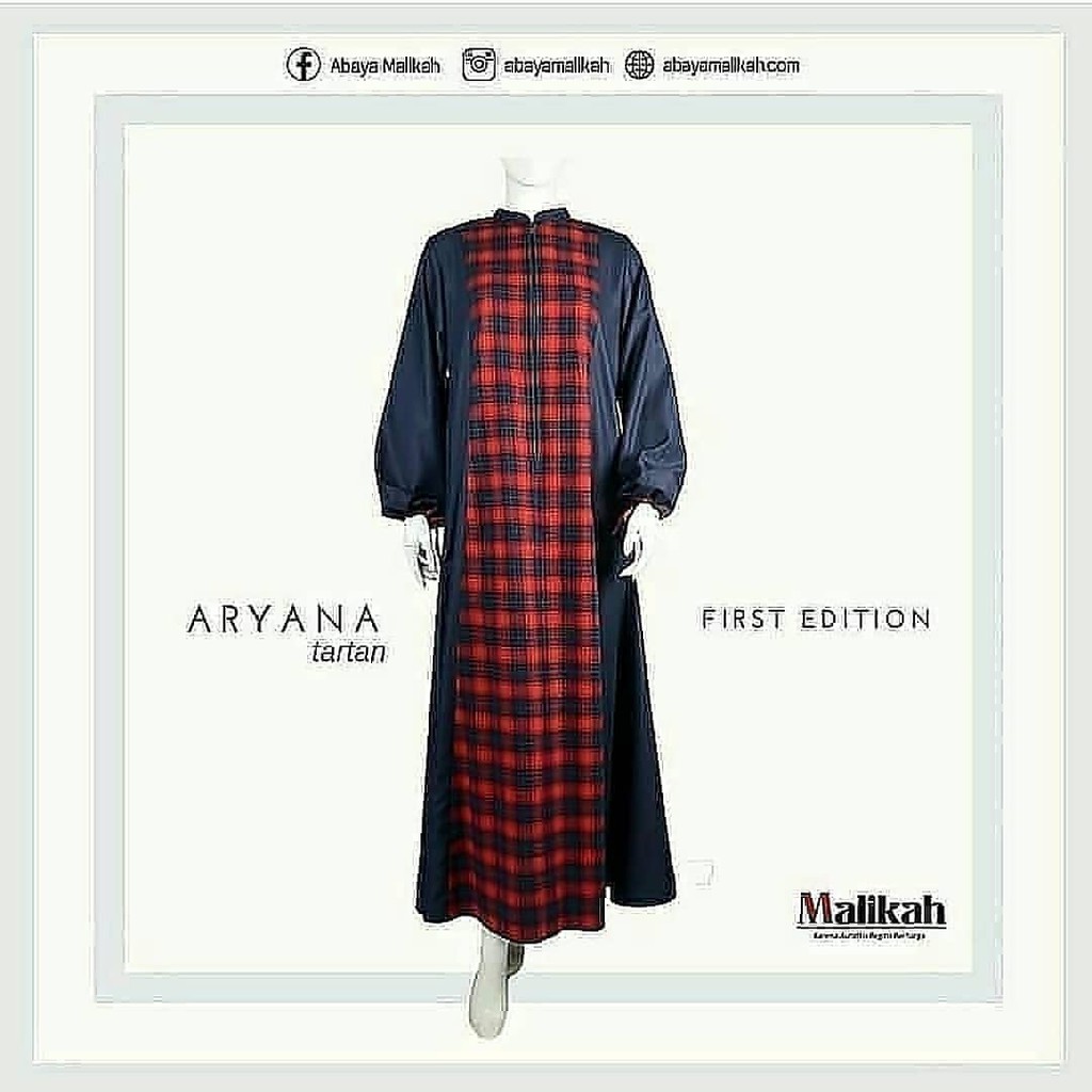 Gamis Aryana Tartan