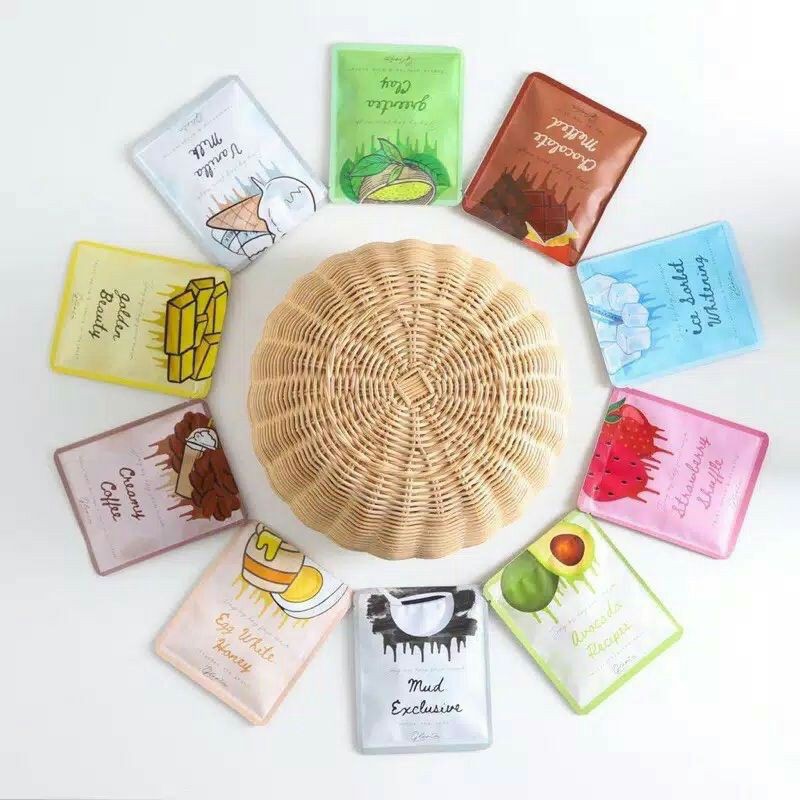 MASKER LEA GLORIA - MASKER WAJAH ORGANIC BPOM