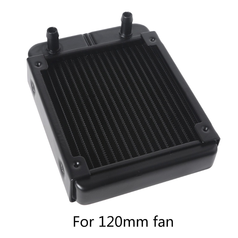 Bt DIY Liquid Cooling System High-Density Fins 18-baris Tabung Radiator Aluminium Untuk Sistem Pendingin Air Komputer 120mm/4.