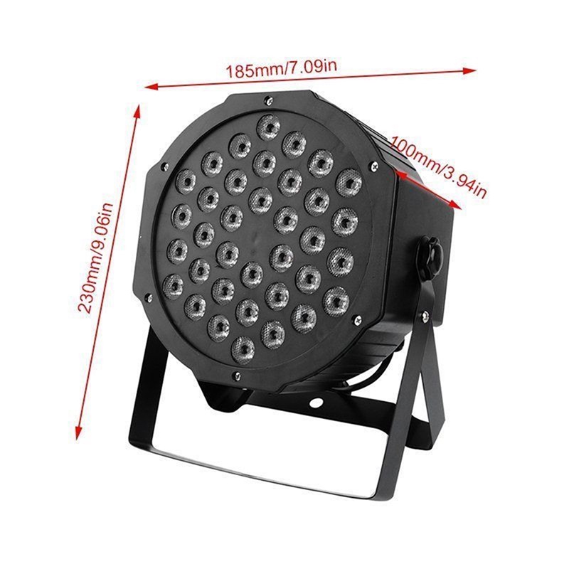 &lt; E2id &amp; &gt; Lampu Panggung 36-LED Rgb 72W DMX512 Untuk Pesta Disko / DJ