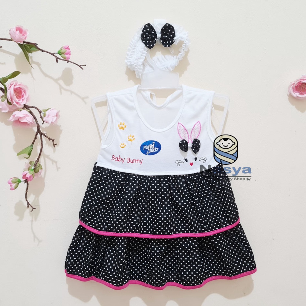 [P-066] Dress Bayi (0-6 bulan) / Setelan Bayi Perempuan Motif Lucu