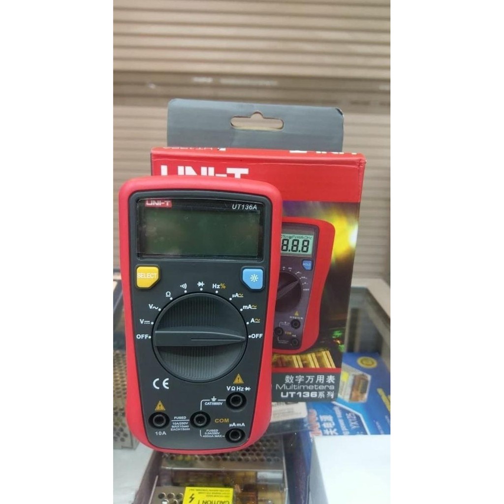 BANTING HARGA MULTIMETER DIGITAL AC-DC - MULTITESTER DIGITAL UNI-T UT136A. HEMAT