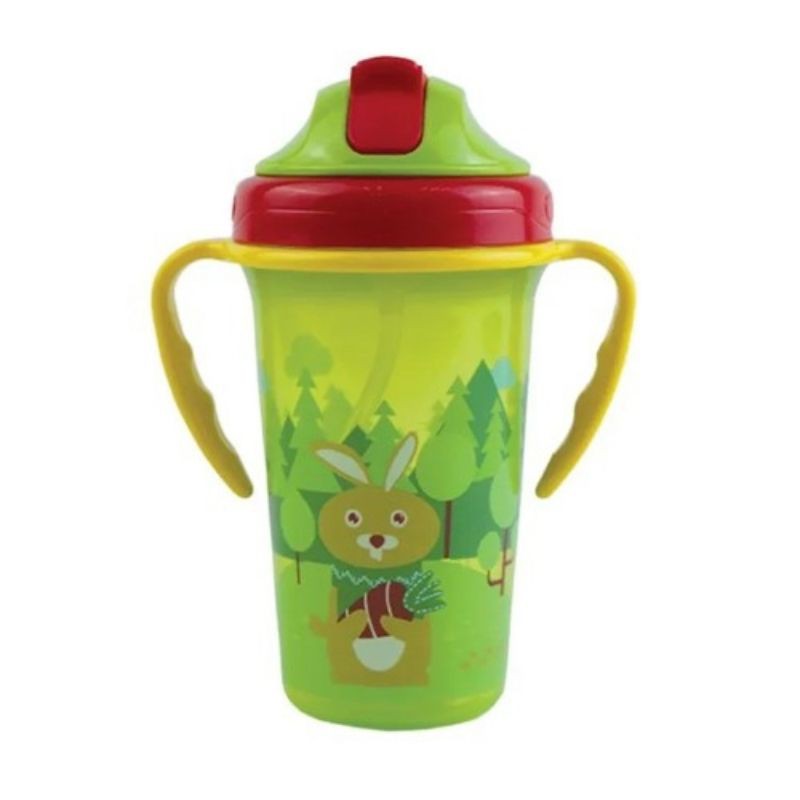 Botol Minum Sedotan Baby Safe JP020 / Baby safe Traning Cup With Straw JP020