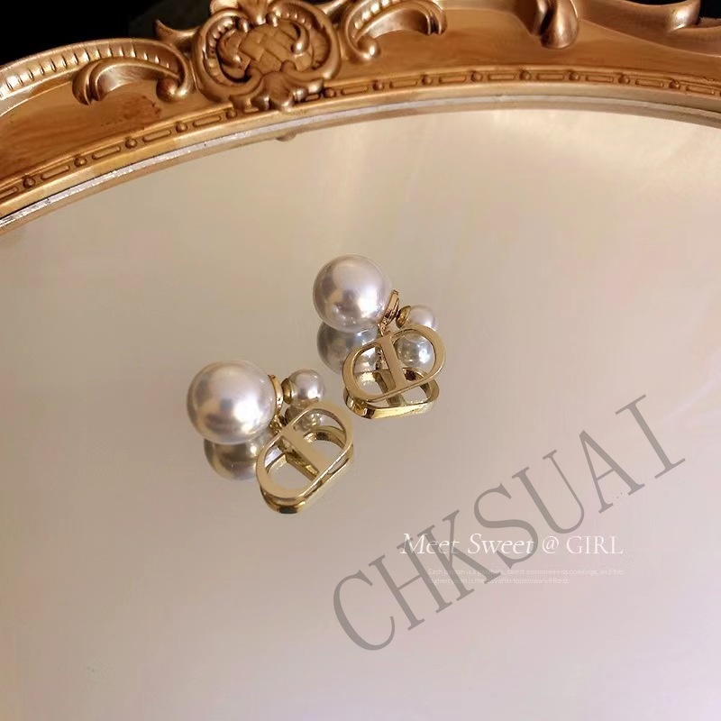 Anting Stud Mutiara Batu Untuk Wanita