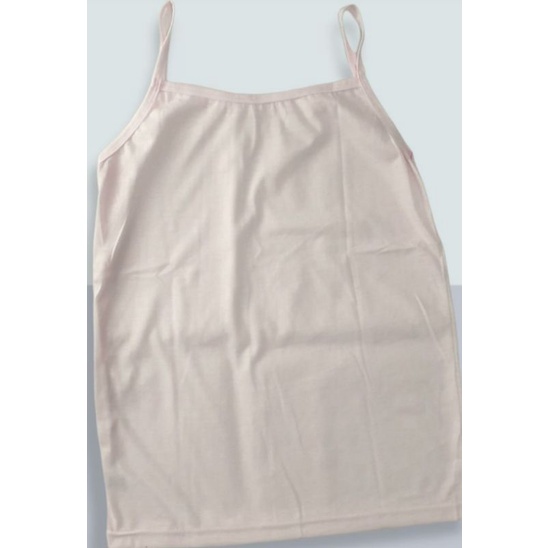 Tangtop/Tank top Kaos dalam Singlet Cewe Perempuan Dewasa size M - XXL bahan adem berkualitas-Peach
